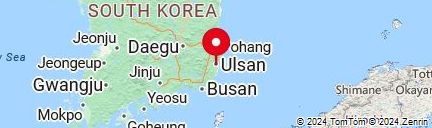 Map of Ulsan